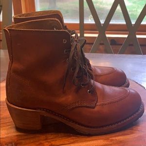 Gorgeous Red Wings! The perfect heeled boot!!